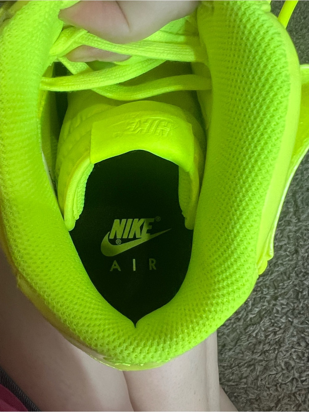 Nike Air Force 1 Mid UV Volt Neon Yellow - Picture 5 of 6